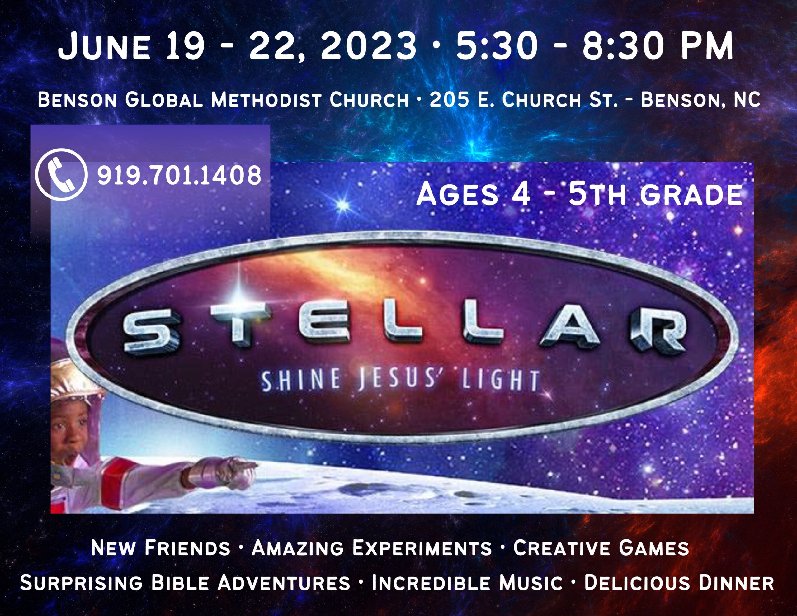 Vacation Bible School 2023 – Stellar